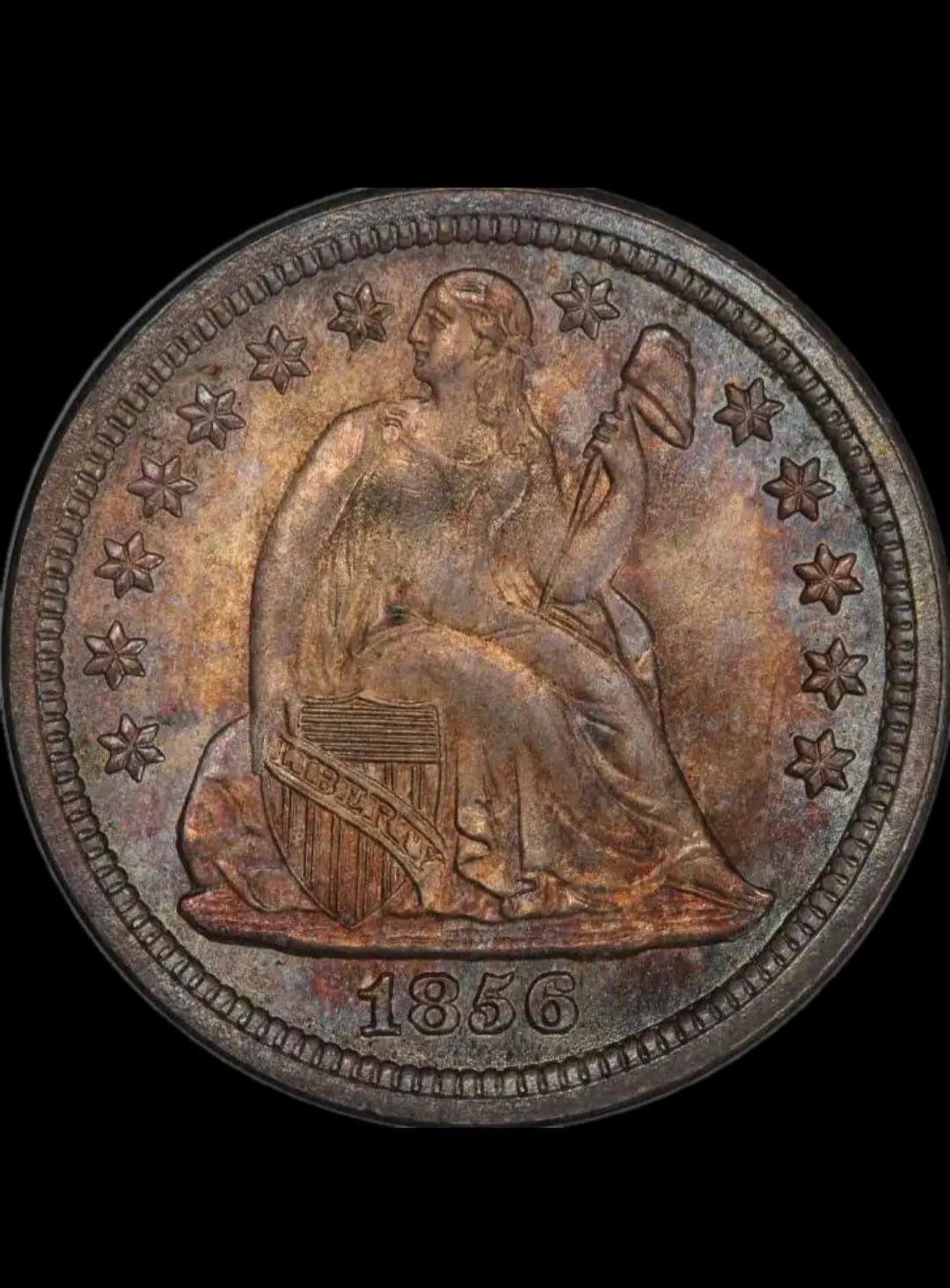 One Dime 1856